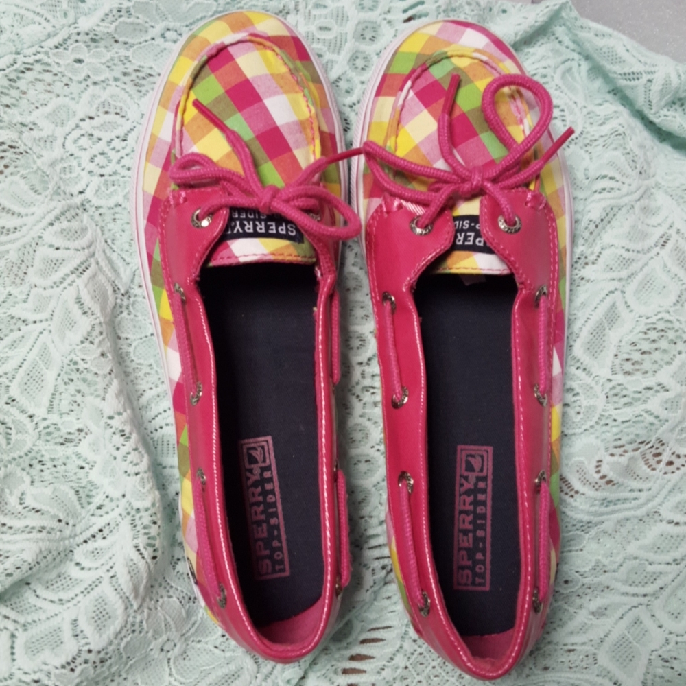 Women's Sperry Top-sider pastel light shoes size 5 - Picture 6 of 10